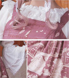 Robe Lolita Classic à bretelles JSK A-line détails Lolita Harajuku