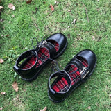 Chaussures gothic lolita noire Lolita Harajuku