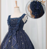 Robe Classic Lolita Longue à bretelles avec bandeau