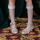 chaussettes lolita dentelle blanche