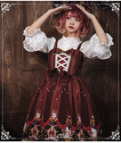 Robe Classic Lolita JSK à bretelles lacets