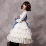 Robe Lolita Classic kawaii OP Alice Lolita Harajuku